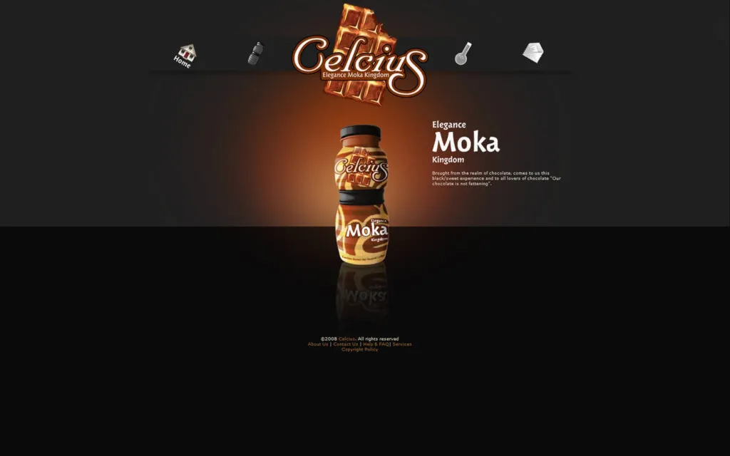 Celcius, Old Design: Moka