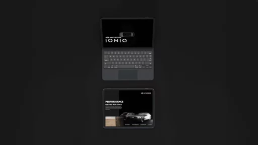 IONIQ 5: Laptop & Tablet View